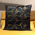 Black Luxury Texture Velvet Cushion Covers
