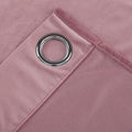 Blush Pink 1 pair 2 Panels Plain Velvet Curtains