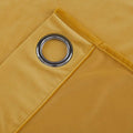 Yellow 1 pair 2 Panels Plain Velvet Curtains