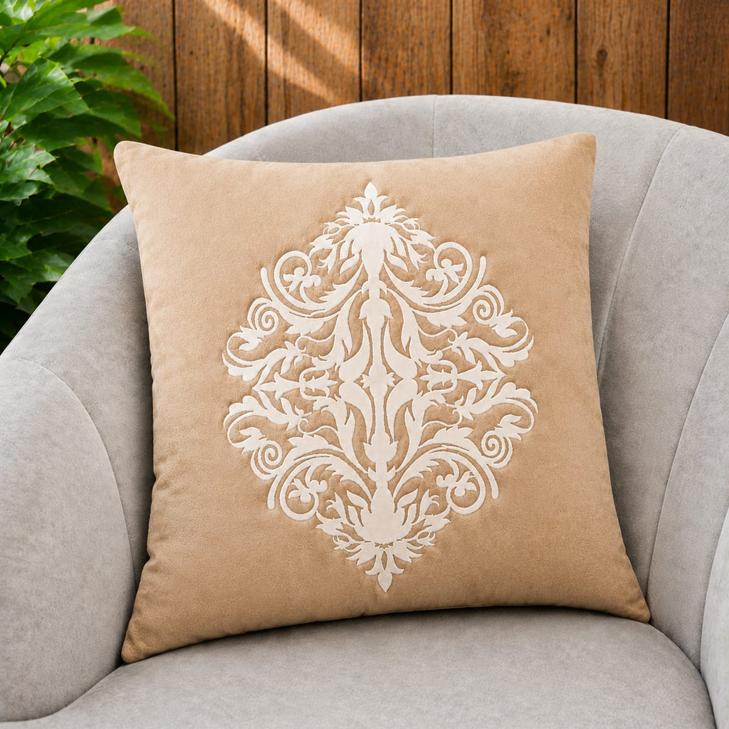 Decent Motive Laser Cut work Cushion Covers