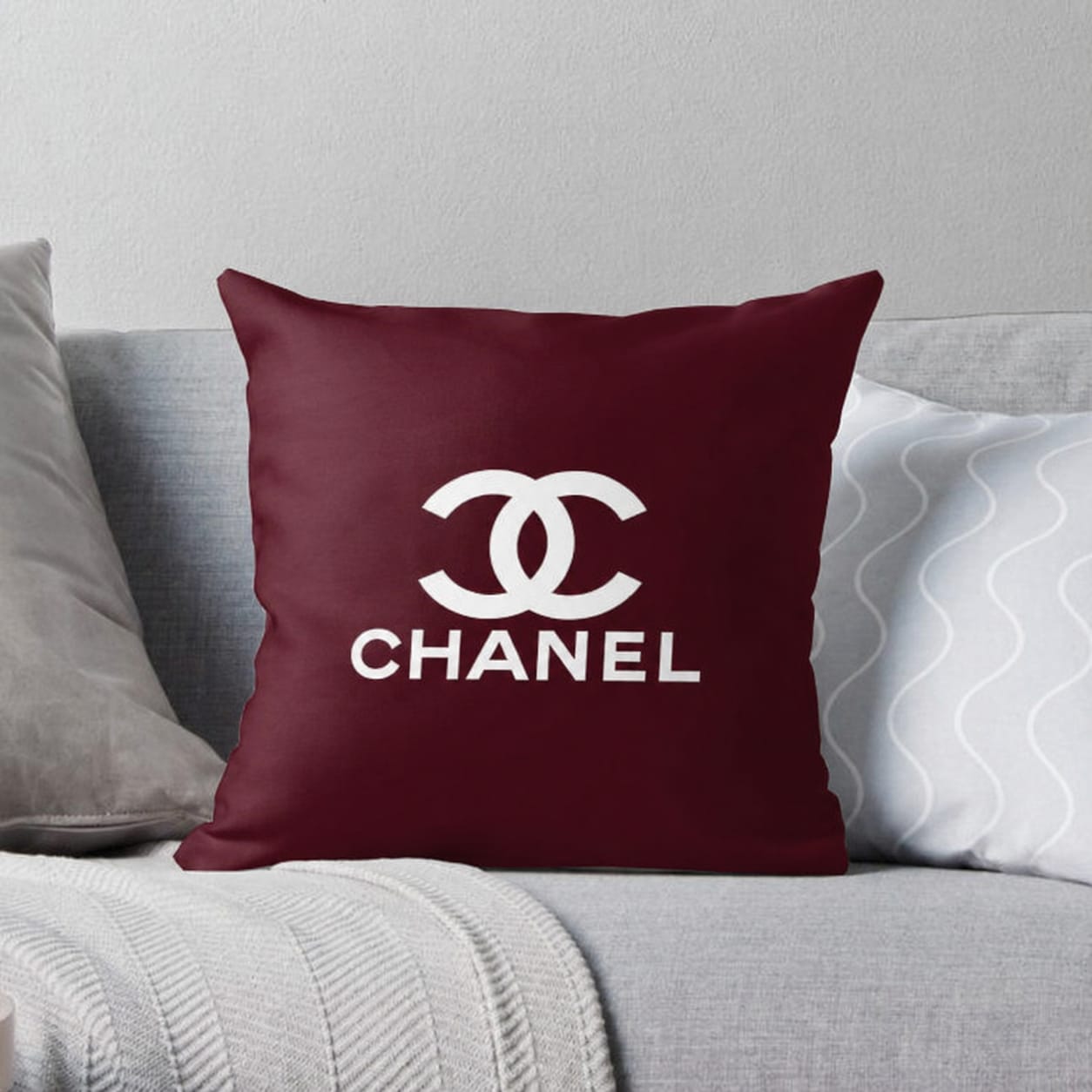 Chanel Velvet Cushion Covers