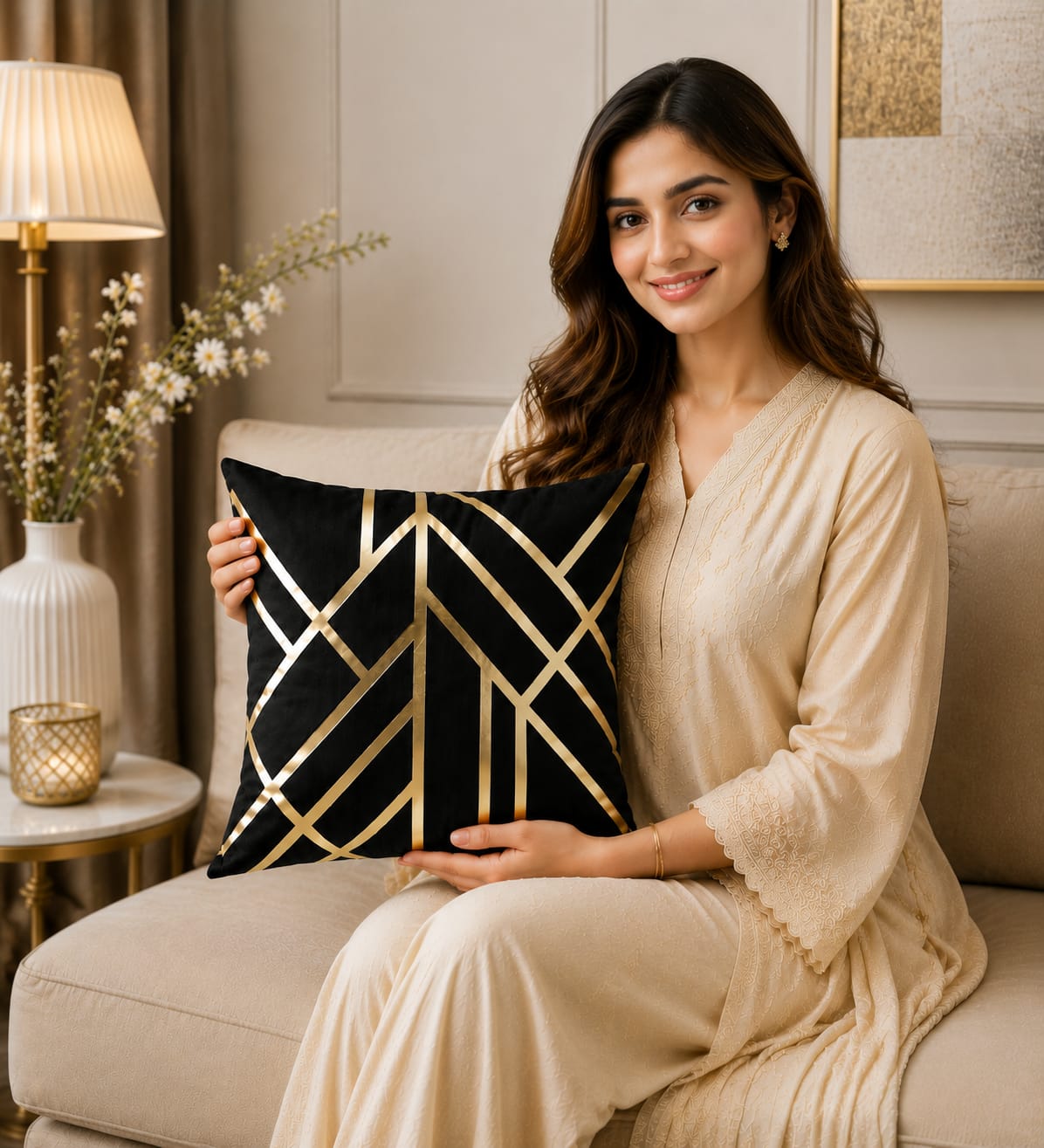 Luxury Laser Cut Velvet Cushion Covers