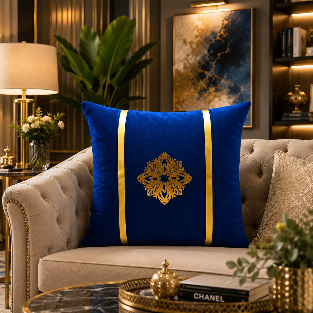Stribe Motive Laser Cut work Cushion Covers