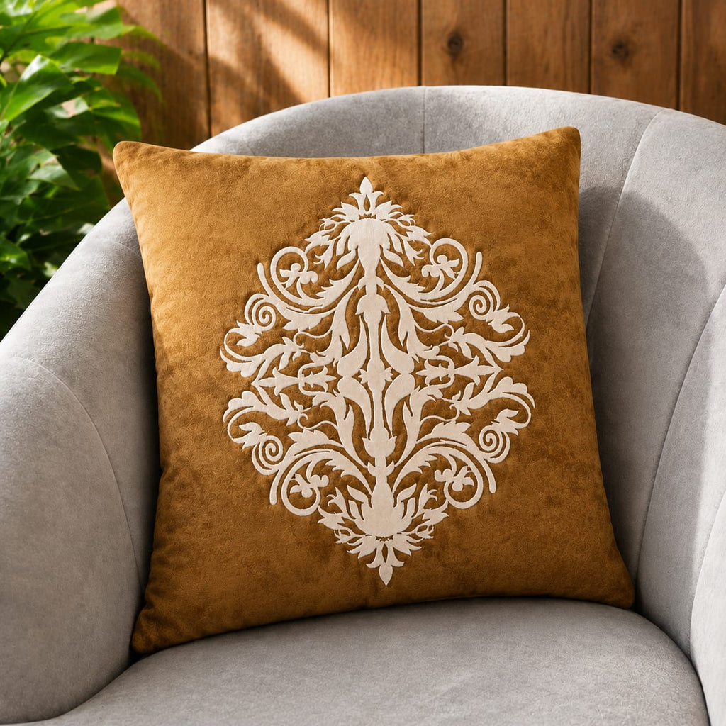 Decent Motive Laser Cut work Cushion Covers
