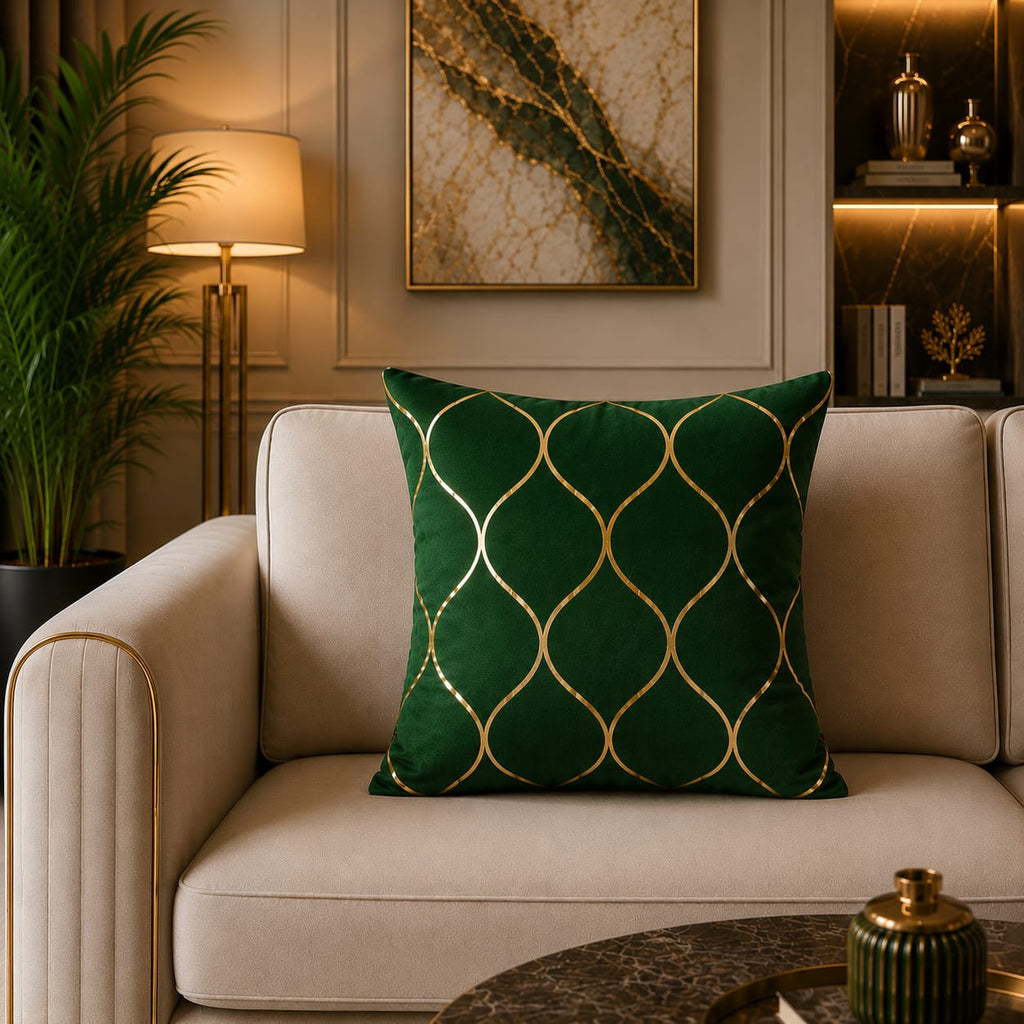 Geomatric Pattern Laser Cut work Cushion Covers