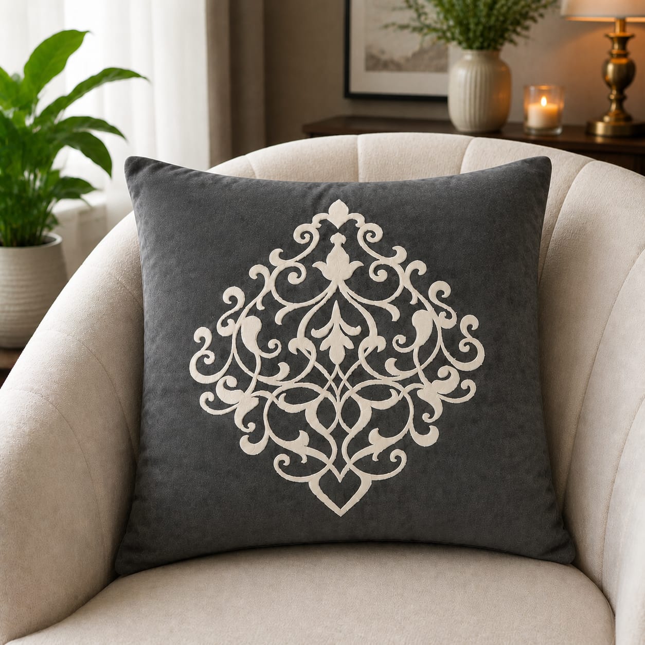 Motive Laser Cutwork Cushion Covers
