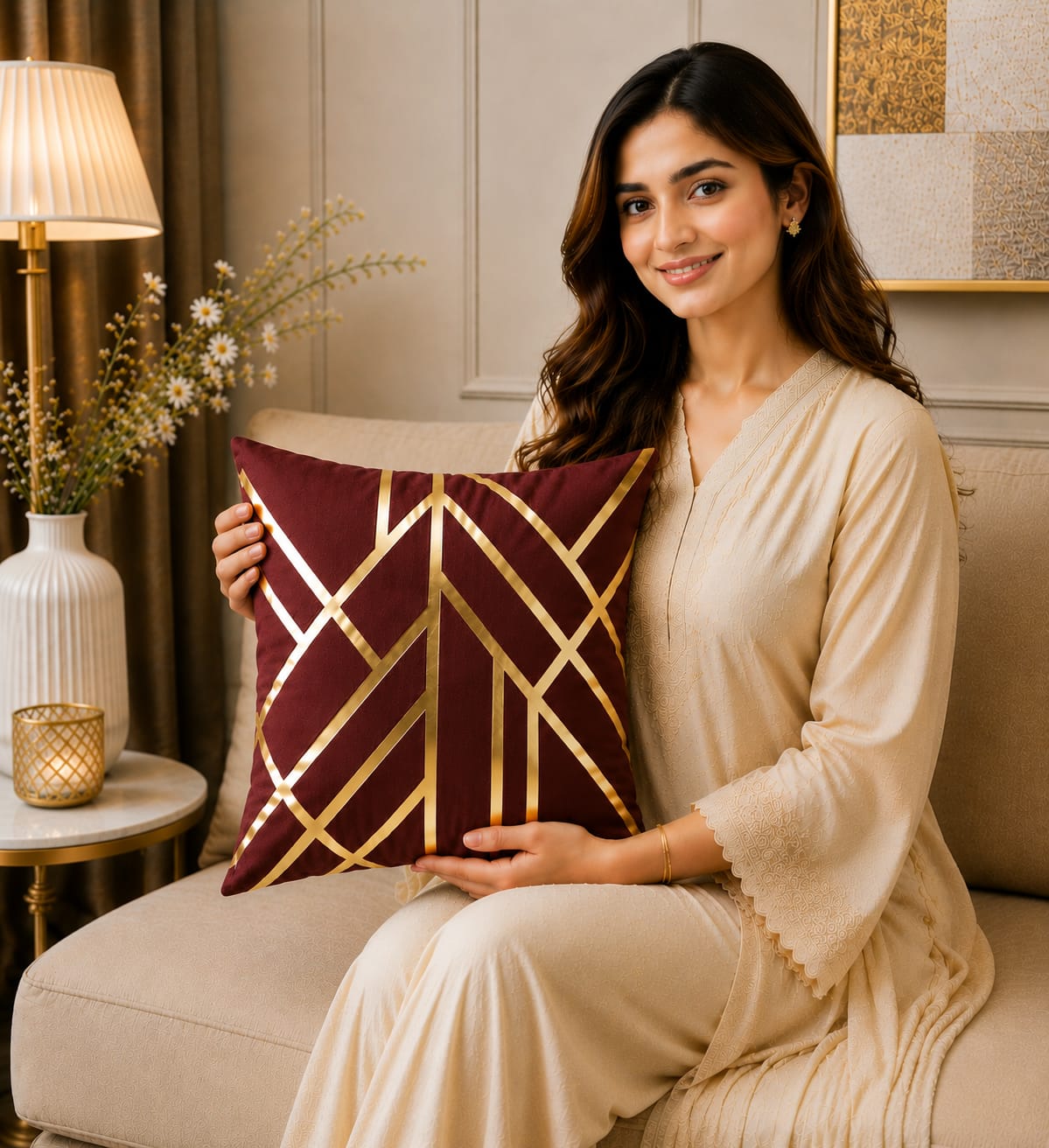 Luxury Laser Cut Velvet Cushion Covers