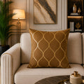 Geomatric Pattern Laser Cut work Cushion Covers