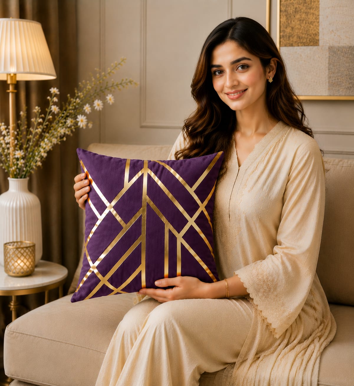 Luxury Laser Cut Velvet Cushion Covers