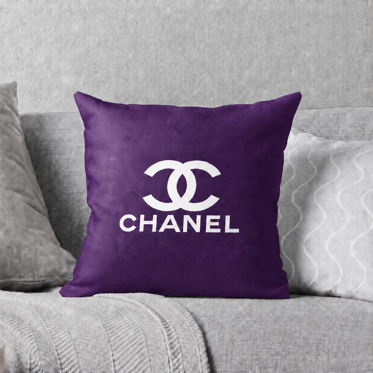 Chanel Velvet Cushion Covers
