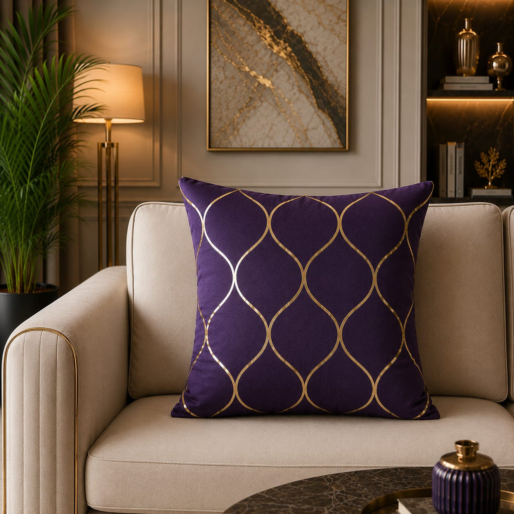 Geomatric Pattern Laser Cut work Cushion Covers