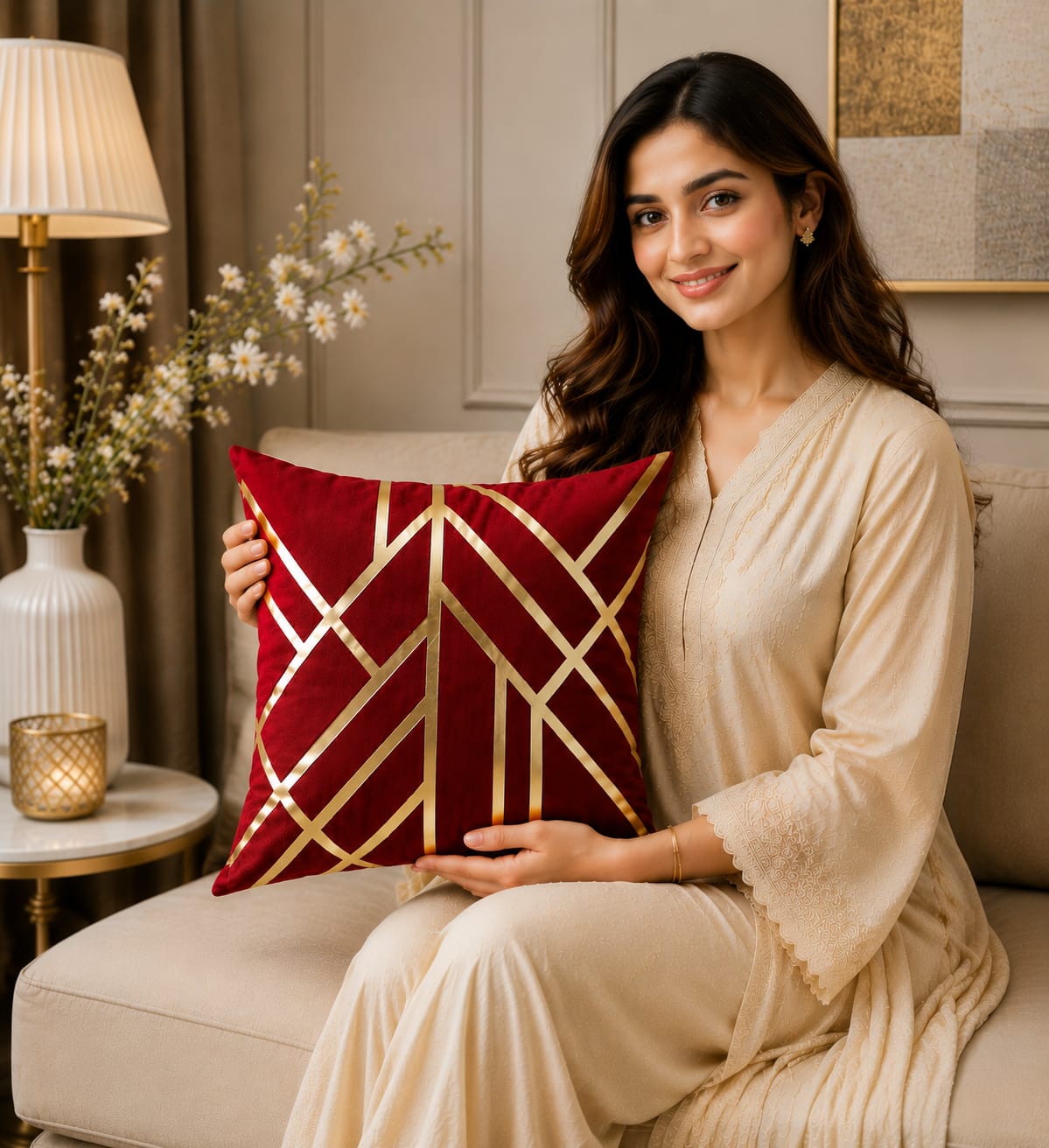 Luxury Laser Cut Velvet Cushion Covers
