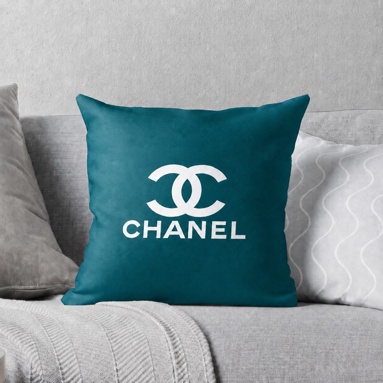Chanel Velvet Cushion Covers
