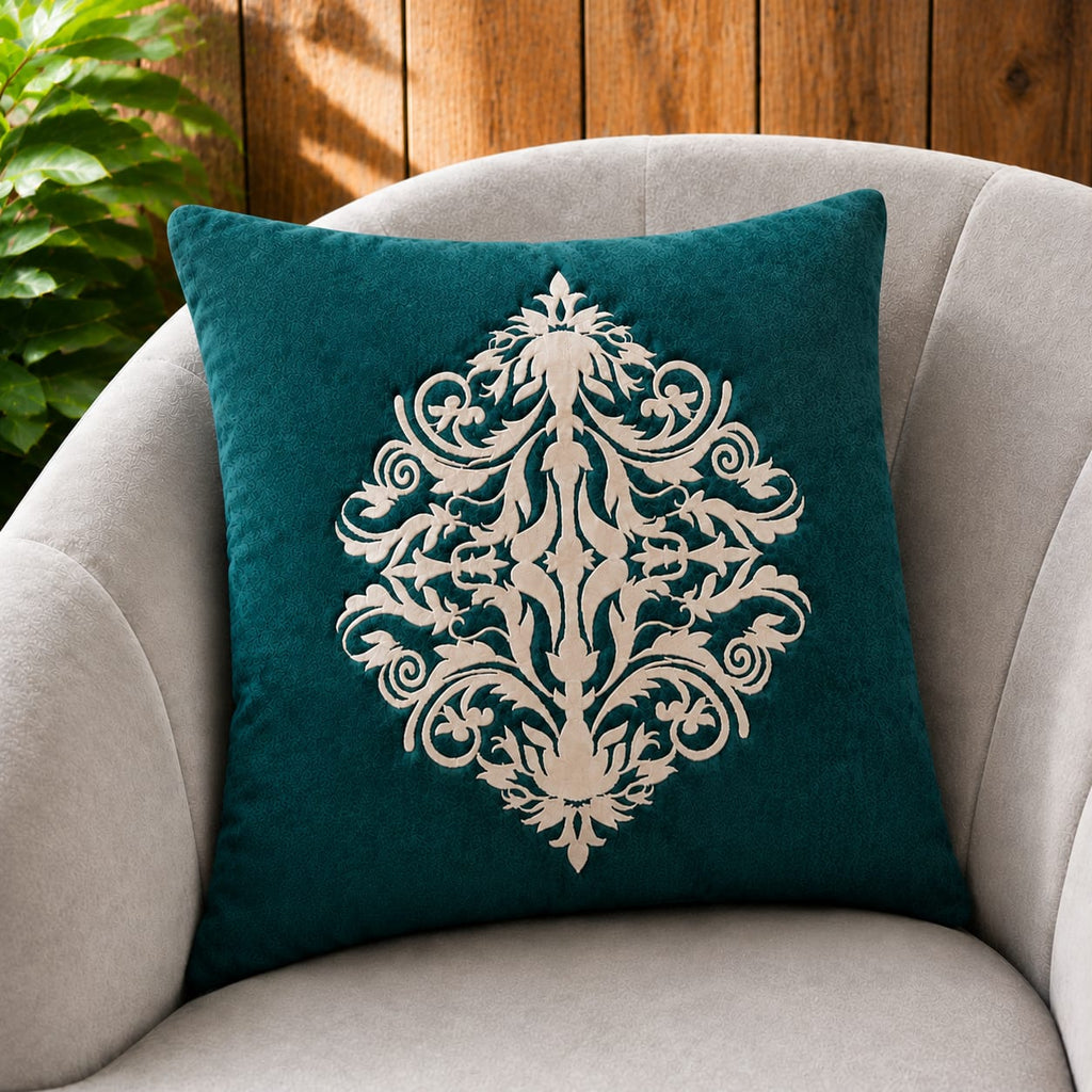 Decent Motive Laser Cut work Cushion Covers