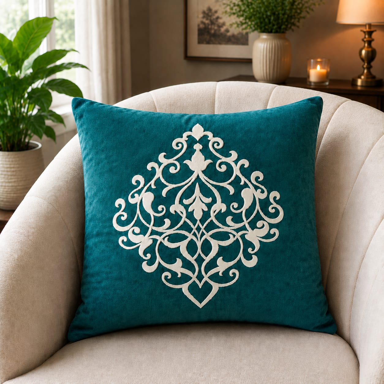 Motive Laser Cutwork Cushion Covers