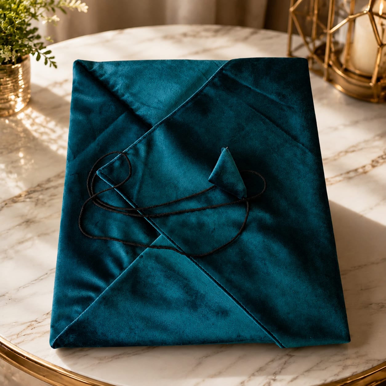 BLUE QURAN COVER STYLISH,DURABLE NICE ELEGENT DESIGN